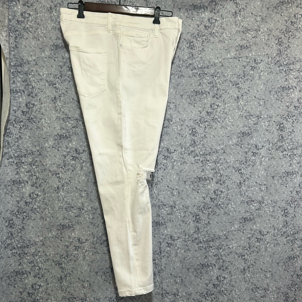 Good American white pants